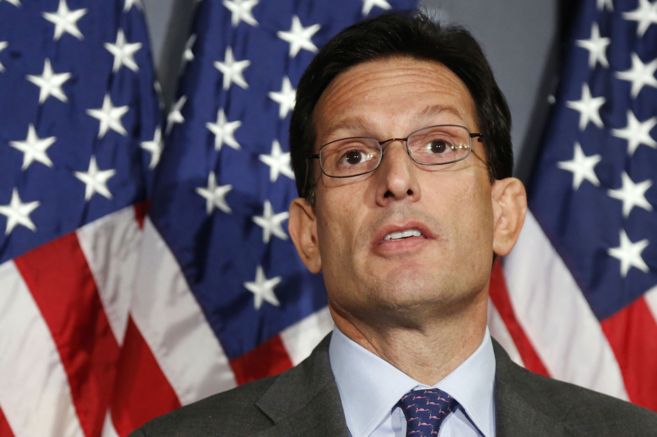 Eric Cantor, durante una rueda de prensa en el Congreso de Estados Unidos, en Washington