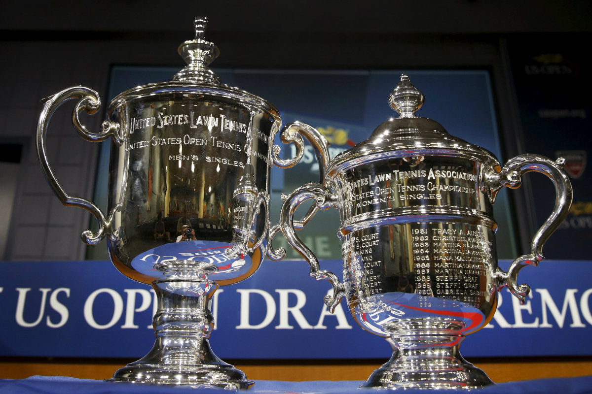 Los trofeos del US Open 