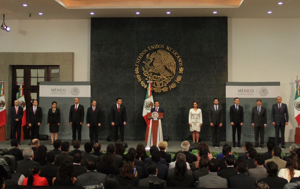 El presidente Enrique Peña Nieto dio a conocer algunos cambios en su gabinete.