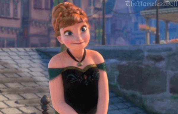 Princesa Anna, personaje de la película Frozen.
