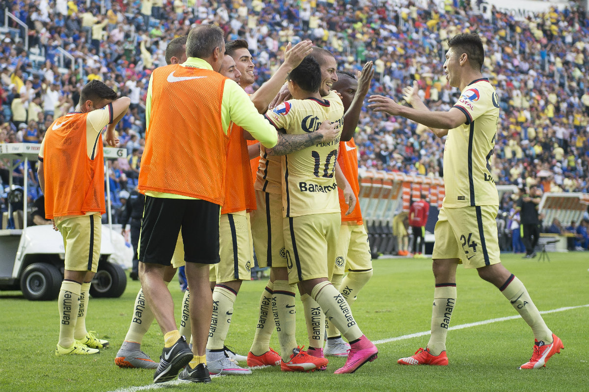 Celebración de Dario Benedetto tras marcar el 2-0