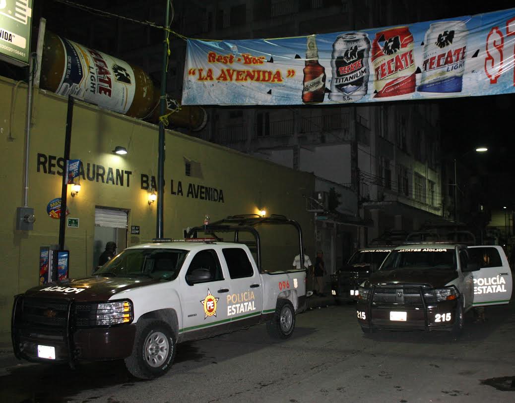 El operativo fue en la zona centro de Tampico.