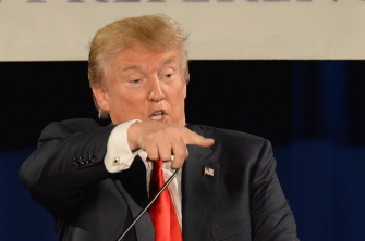 Trump habló hoy ante la convención de la Federación Nacional de Asambleas Republicanas (NFRA) en Rocketown, en Nashville, Tennessee 
