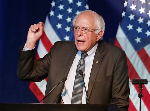 Bernie Sanders, durante su intervención el pasado viernes ante el encuentro veraniego del Comité Nacional Demócrata, en Minneapolis