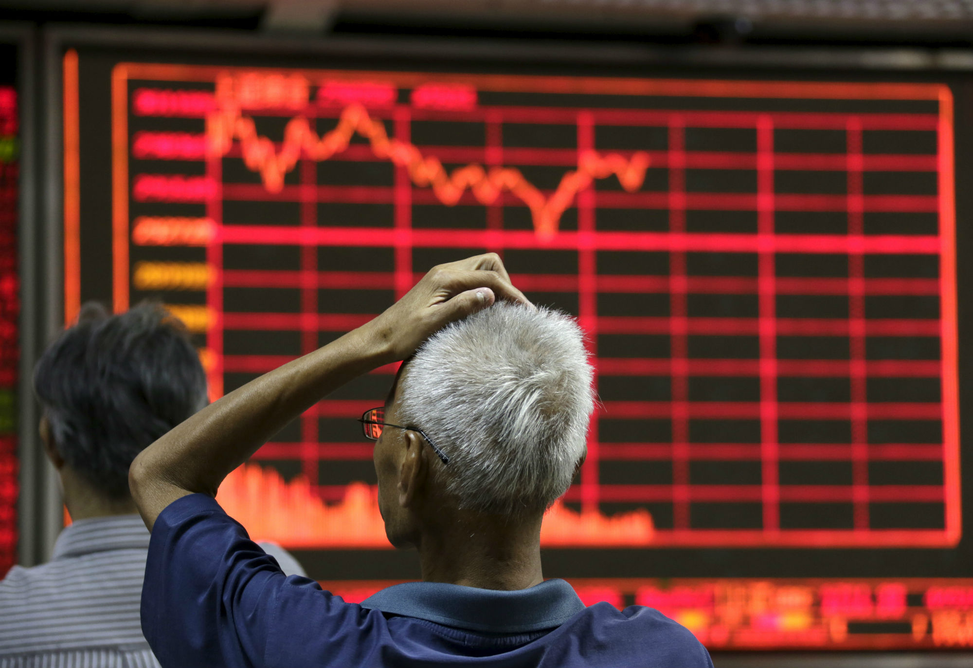 La bolsa de Shanghai cerró con una baja de 1.23 por ciento.