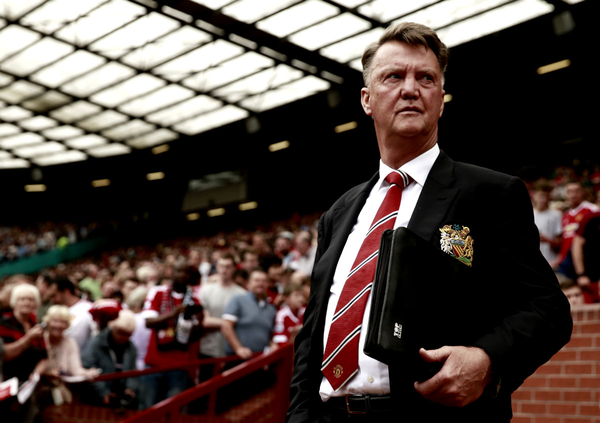 Louis van Gaal, técnico del Manchester United 