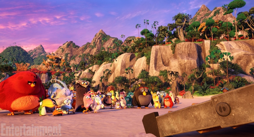 Dieron a conocer las primeras imágenes de la película de Angry Birds.