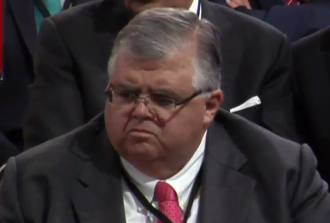 El presidente del Banco de México, Agustín Carstens, asistió al Tercer Informe de Gobierno.