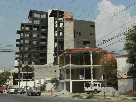 Ha habido un crecimiento inmobiliario en la zona.