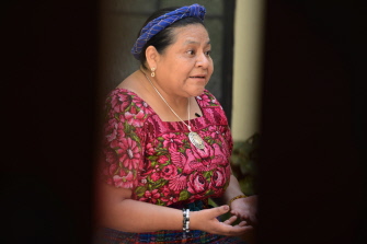 Rigoberta Menchú, líder indígena y Premio Nobel de la Paz 1992, ha sido una decidida opositora del ya ex presidente Otto Pérez Molina