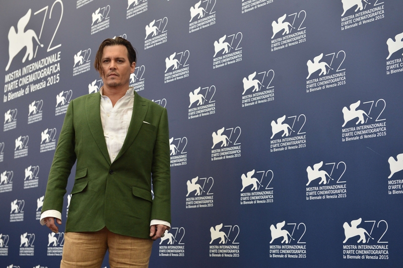 Johnny Depp en La Mostra. 