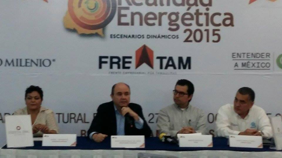 Dan rueda de prensa del Symposium Realidad Energética 2015 en Reynosa
