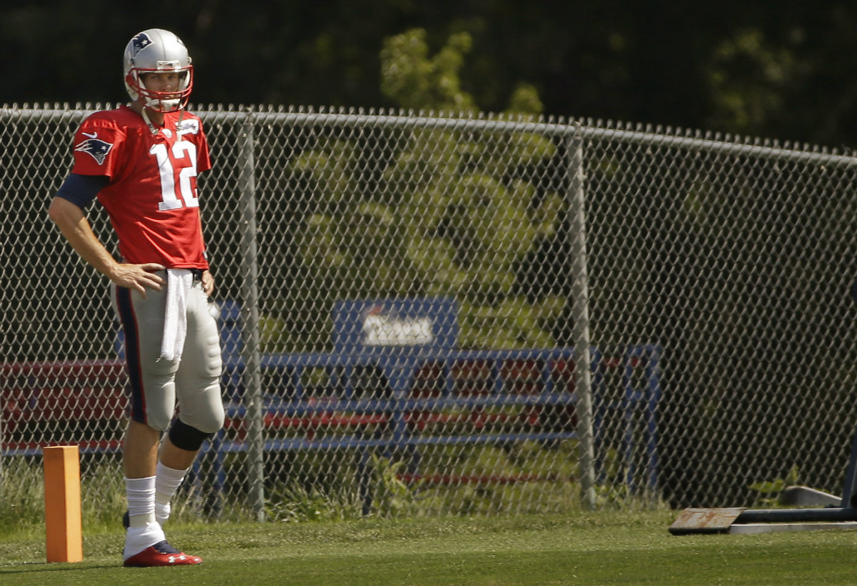 Tom Brady, quarterback de los Patriotas