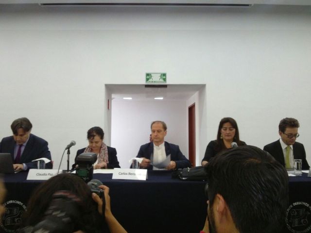 Los expertos del GIEI del CIDH presentaron su informe y conclusiones.