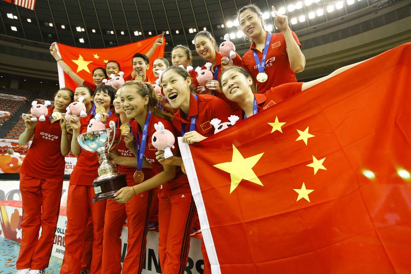 Selección de China campeona de la Copa del Mundo de Voleibol 