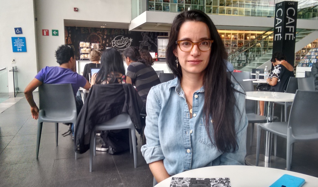 La escritora Gabriela Jauregui. 