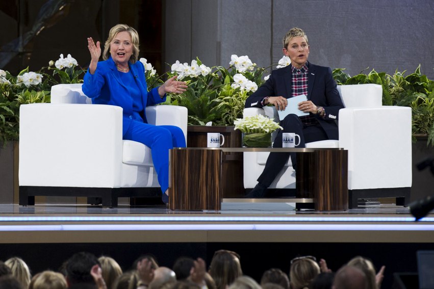 Hillary Clinton fue la invitada especial de Ellen DeGeneres.