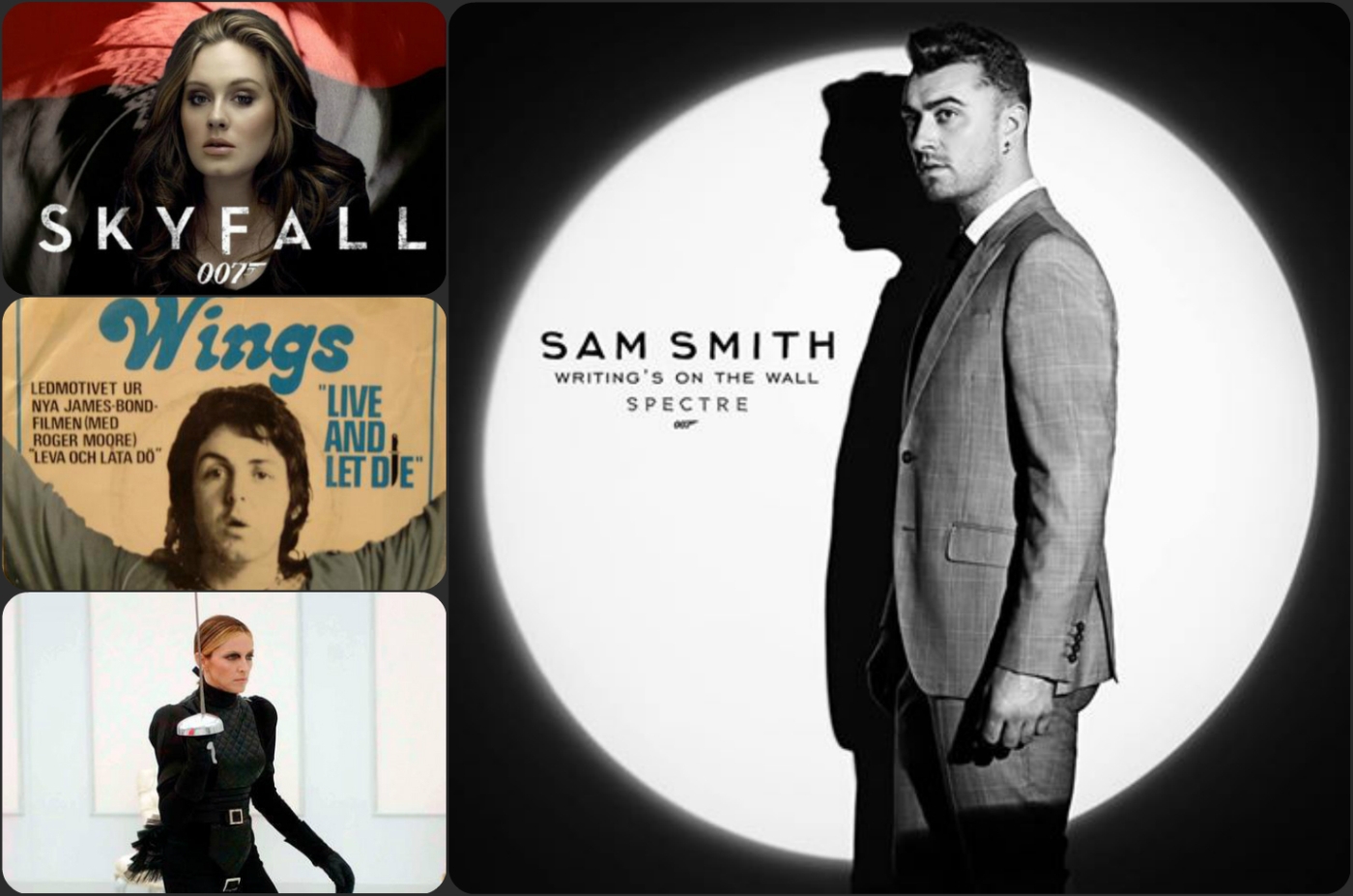 Sam Smith, Adele, Madonna y Paul McCartney han musicalizado las aventuras de James Bond. 