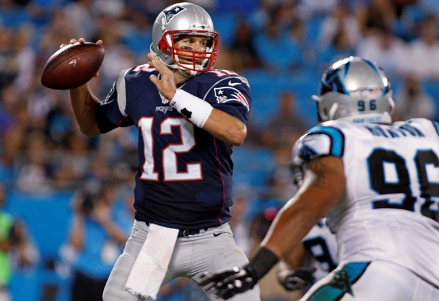 Tom Brady, mariscal de campo de los Patriotas de Nueva Inglaterra