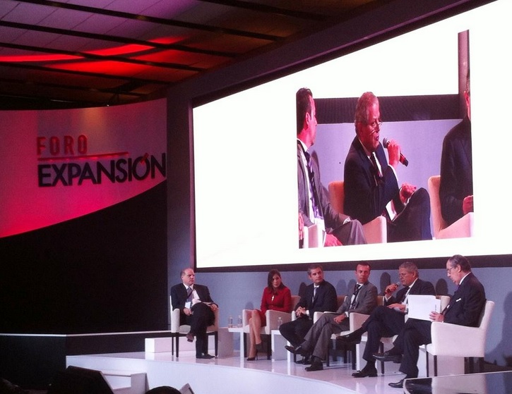 Durante la realización del Foro Expansión.
