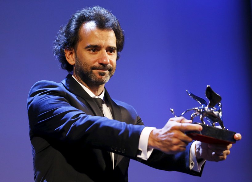 Pablo Trapero, ganador del León de Plata  a mejor director en la 72 edicón del festival internacional de cine de Venecia. 