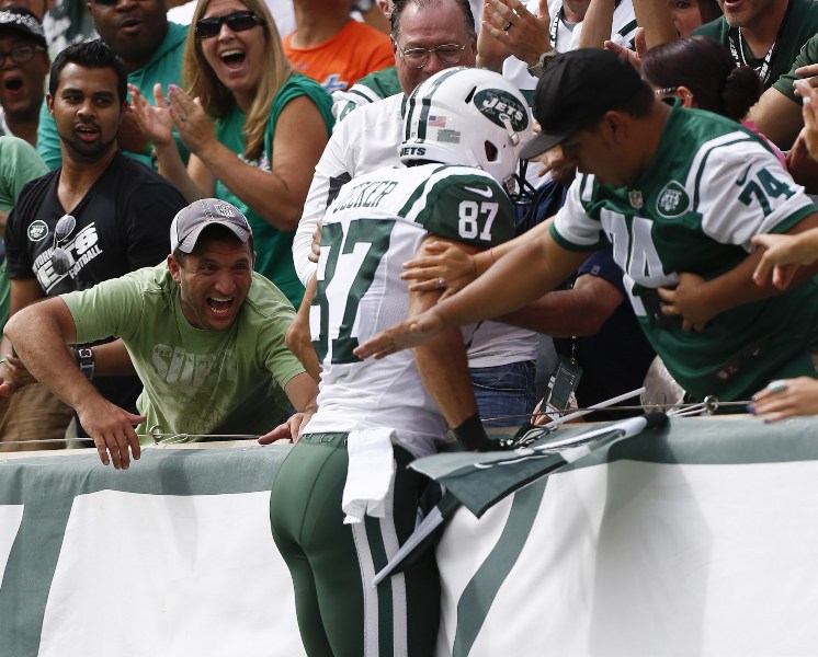 Festejo de los Jets