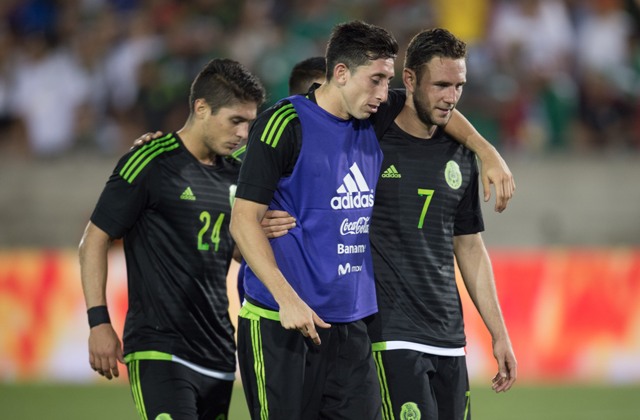 Héctor Herrera y Miguel Layún con la selección nacional