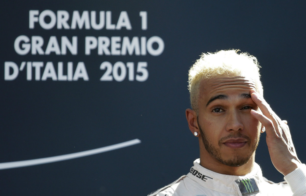 Lewis Hamilton tras lograr el GP de Italia 