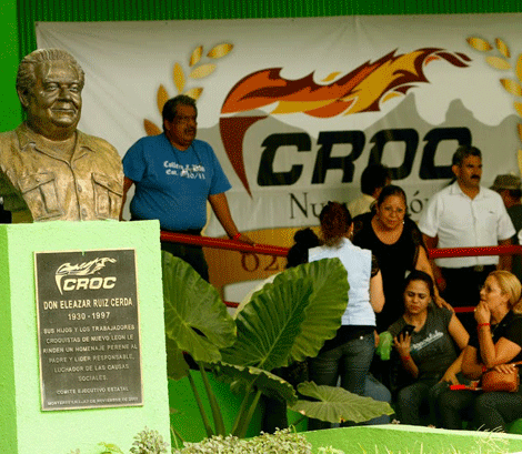 Por la mañana, un grupo de croquistas supuestamente realizó una asamblea para destituir a Alberto Serna.