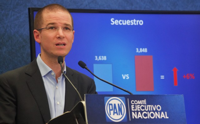 Ricardo Anaya, presidente nacional del PAN. Imagen de archivo.