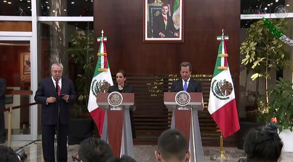 La titular de la Secretaría de Relaciones Exteriores informó que viajará a Egipto en el avión presidencial acompañada de los familiares de las víctima