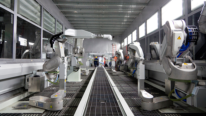 Nave de carrocerías de Audi México