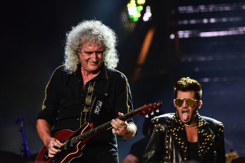 Brian May y Adam Lambert encabezaron la velada. 