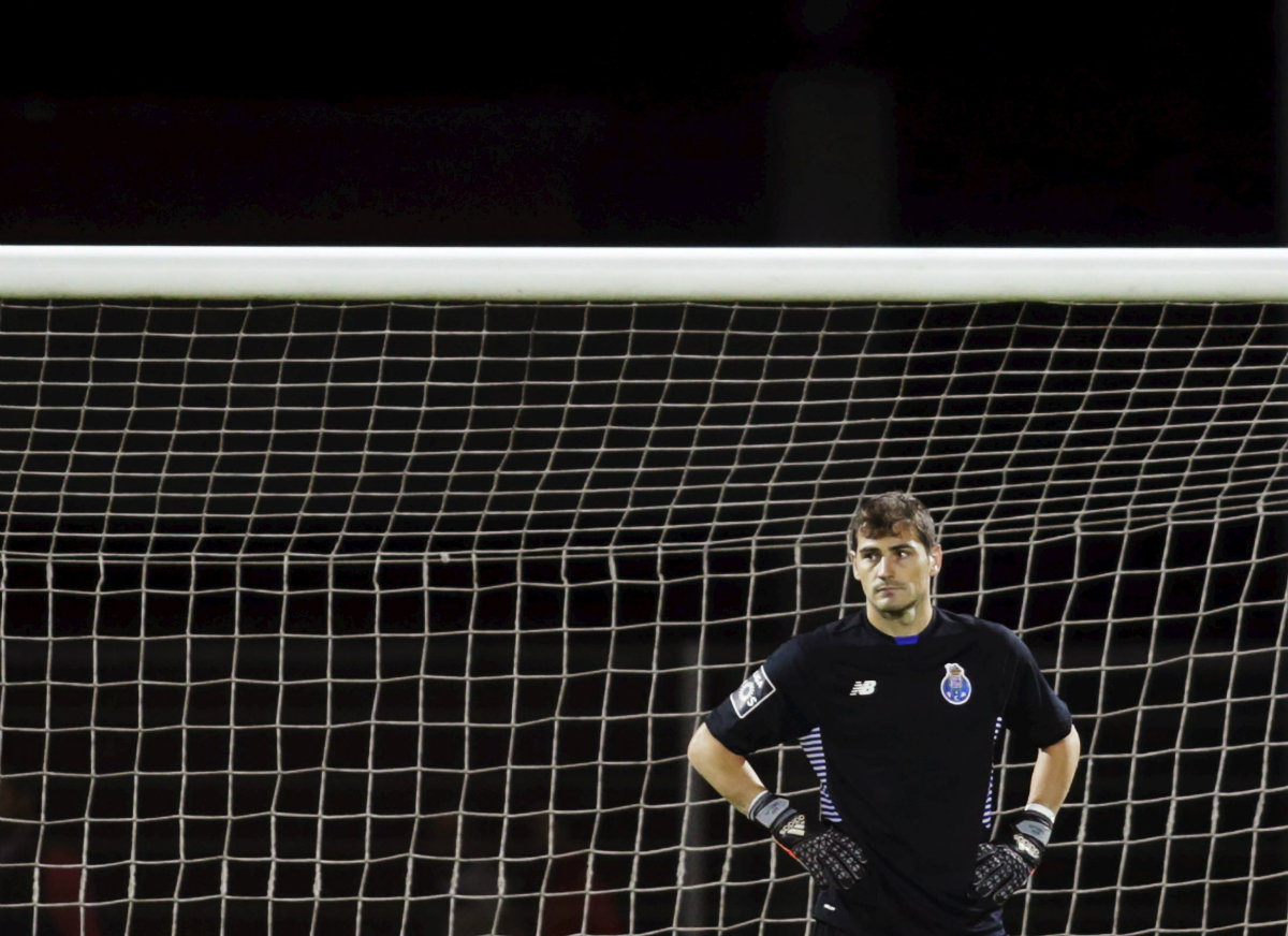 Iker Casillas como guardameta del Porto 