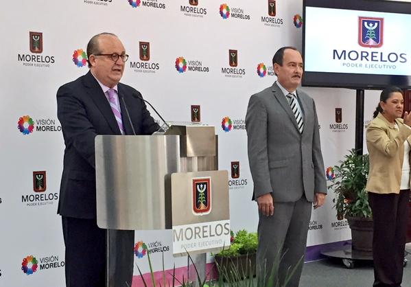 El gobernador de Morelos tomó protesta a Jorge Messeguer como secretario de Movilidad. 