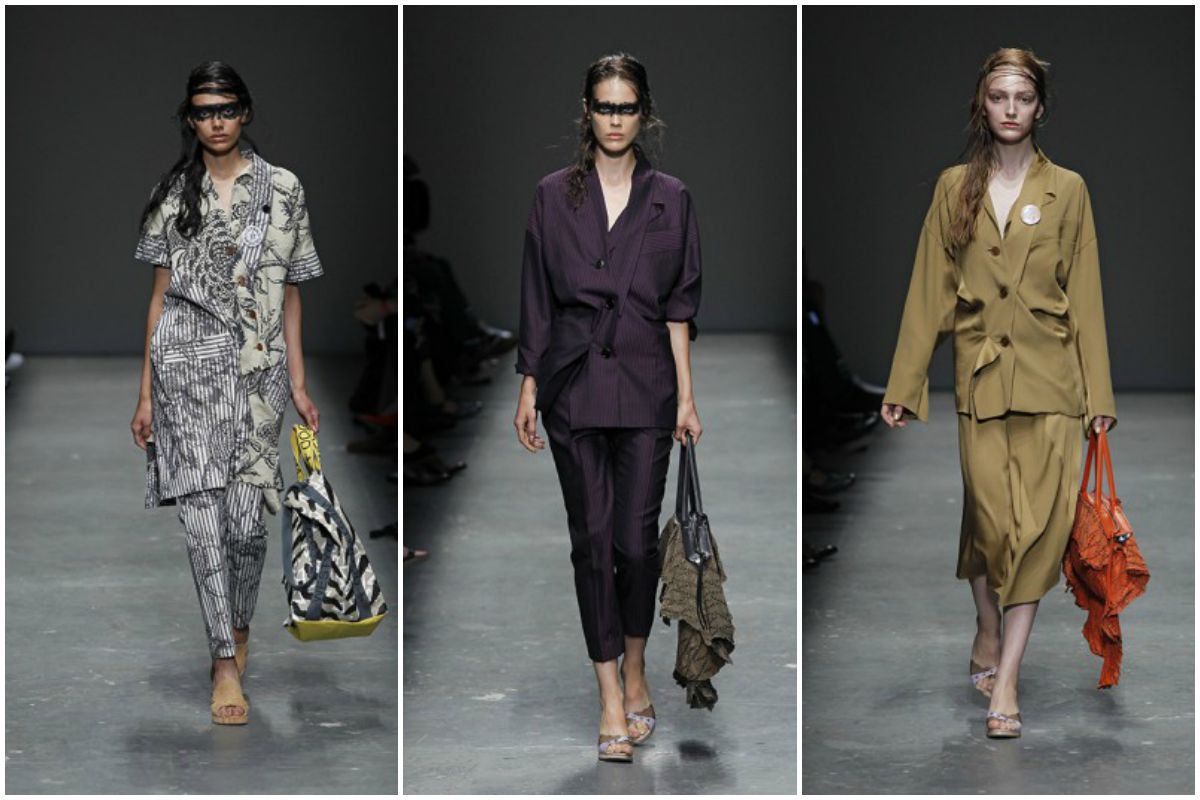 Vivienne Westwood presentó su colección Primavera/Verano 16 en Londres, Inglaterra. 