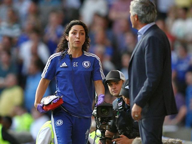 Eva Carneiro y José Mourinho 