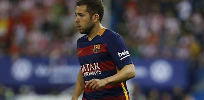 Jordi Alba, lateral del Barcelona 