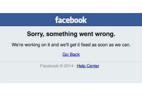 Facebook resgistró una falla a nivel mundial. 