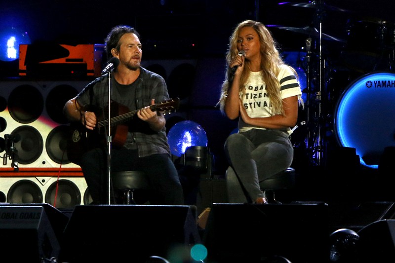 Beyonce fue la encargada de poner el ritmo a la velada. 