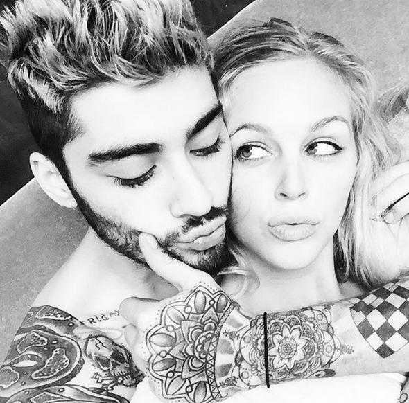 Zayn Malik compartió una fotografía en su cuenta de Instagram en la que abraza a una chica. 