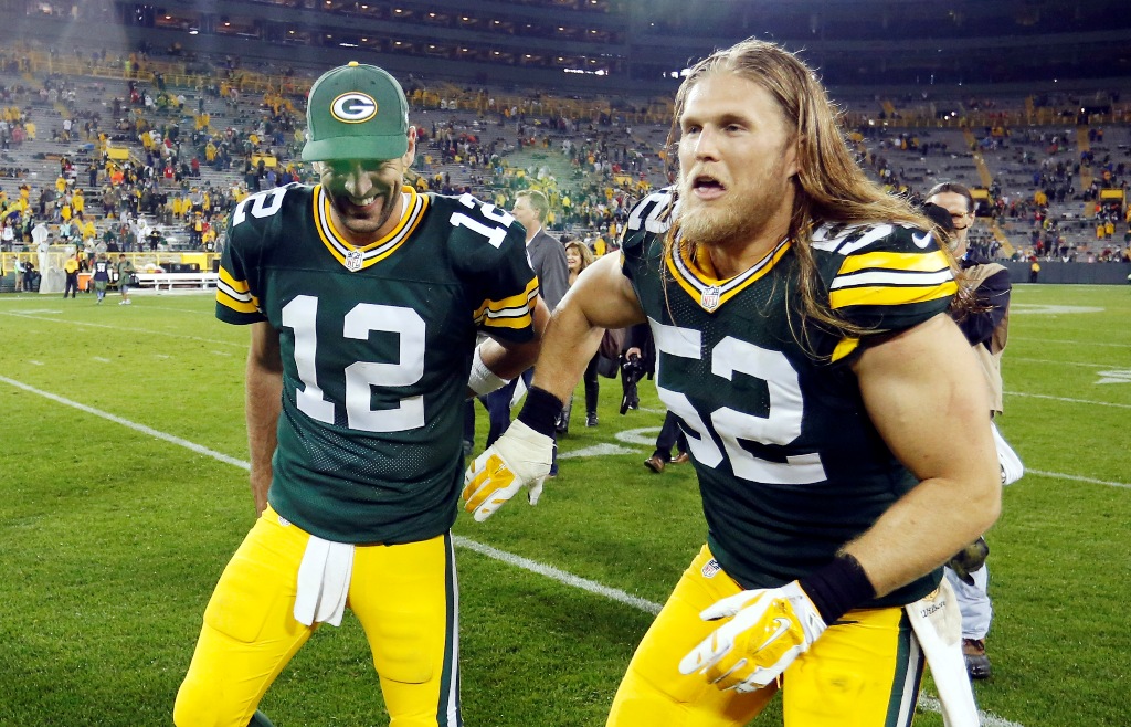 Aaron Rodgers y Clay Matthews