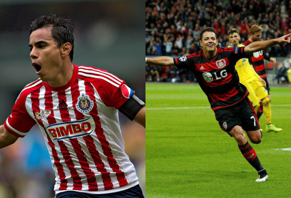 Omar Bravo y Javier Hernández 