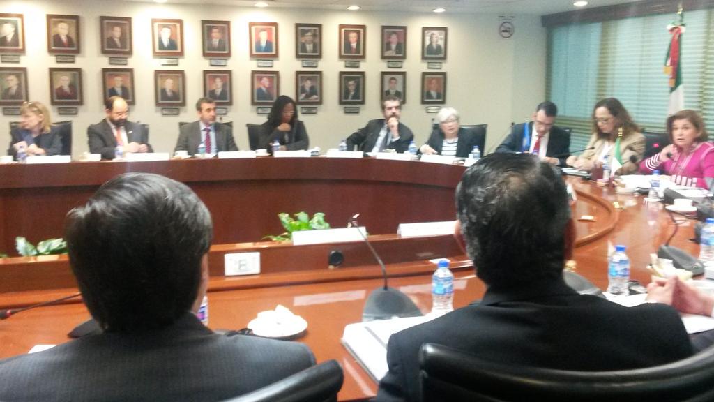 La procuradora General de la República, Arely Gómez, recibió al pleno de la Comisión Interamericana de Derechos Humanos (CIDH) que realiza una visita 