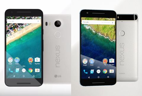 El Nexus 5X y el Nexus 6P