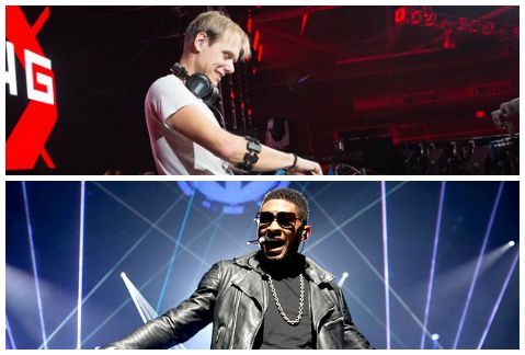 Van Buuren y Usher lideran la lista de los más peligrosos