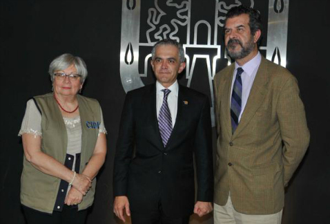 El jefe de Gobierno del DF, Miguel Ángel Mancera, se reunió con integrantes de la Comisión Interamericana de Derechos Humanos.