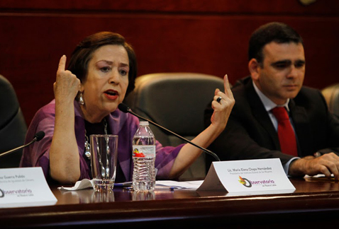 La presidenta del IEM destacó los avances.