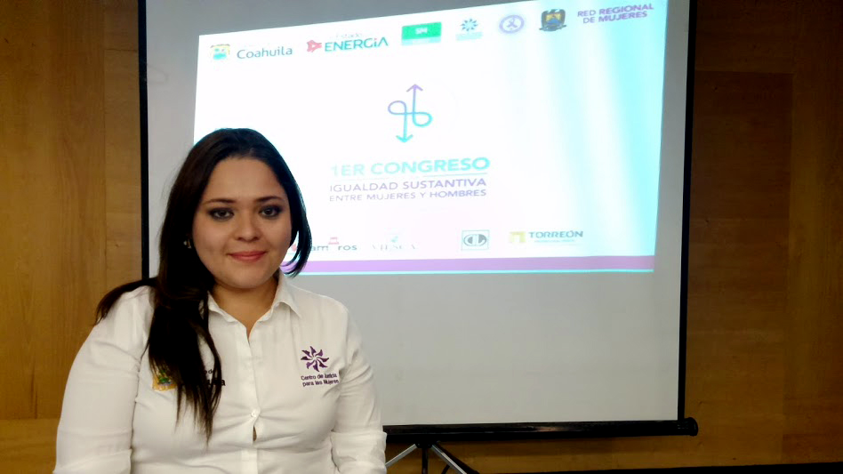 Natalia Fernández Martínez, titular del Centro de Justicia para las Mujeres en Torreón.