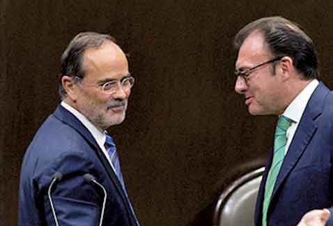 Gustavo Madero y Luis Videgaray.